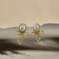 Pearl Bow Earring