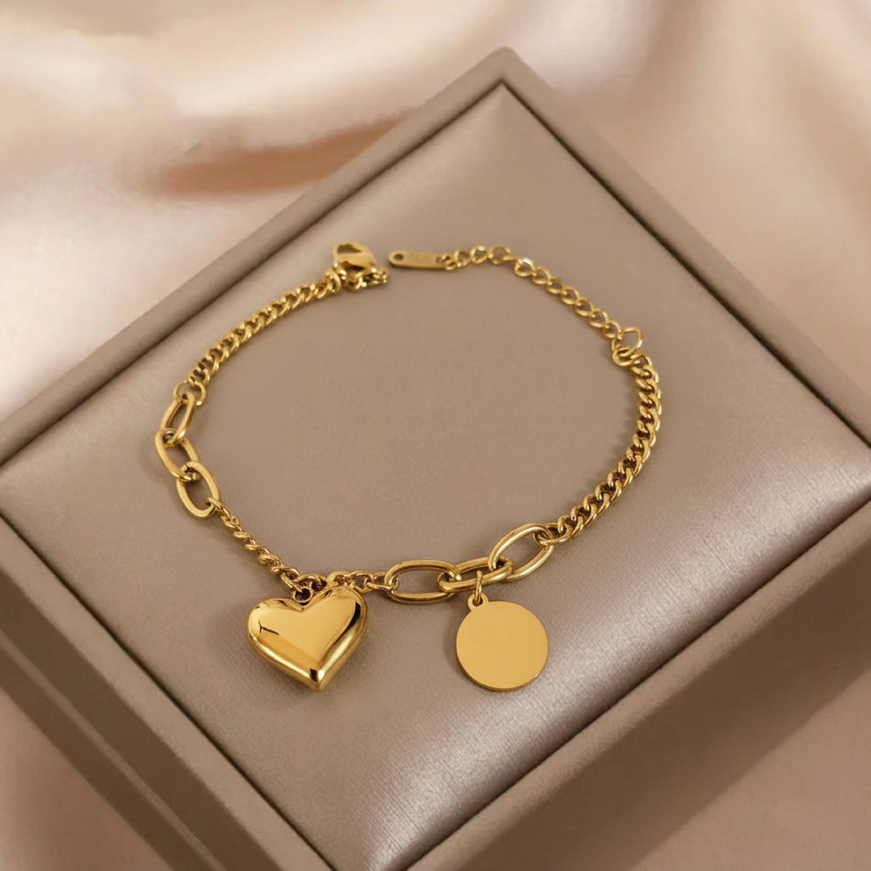 Heart Chunky Bracelet