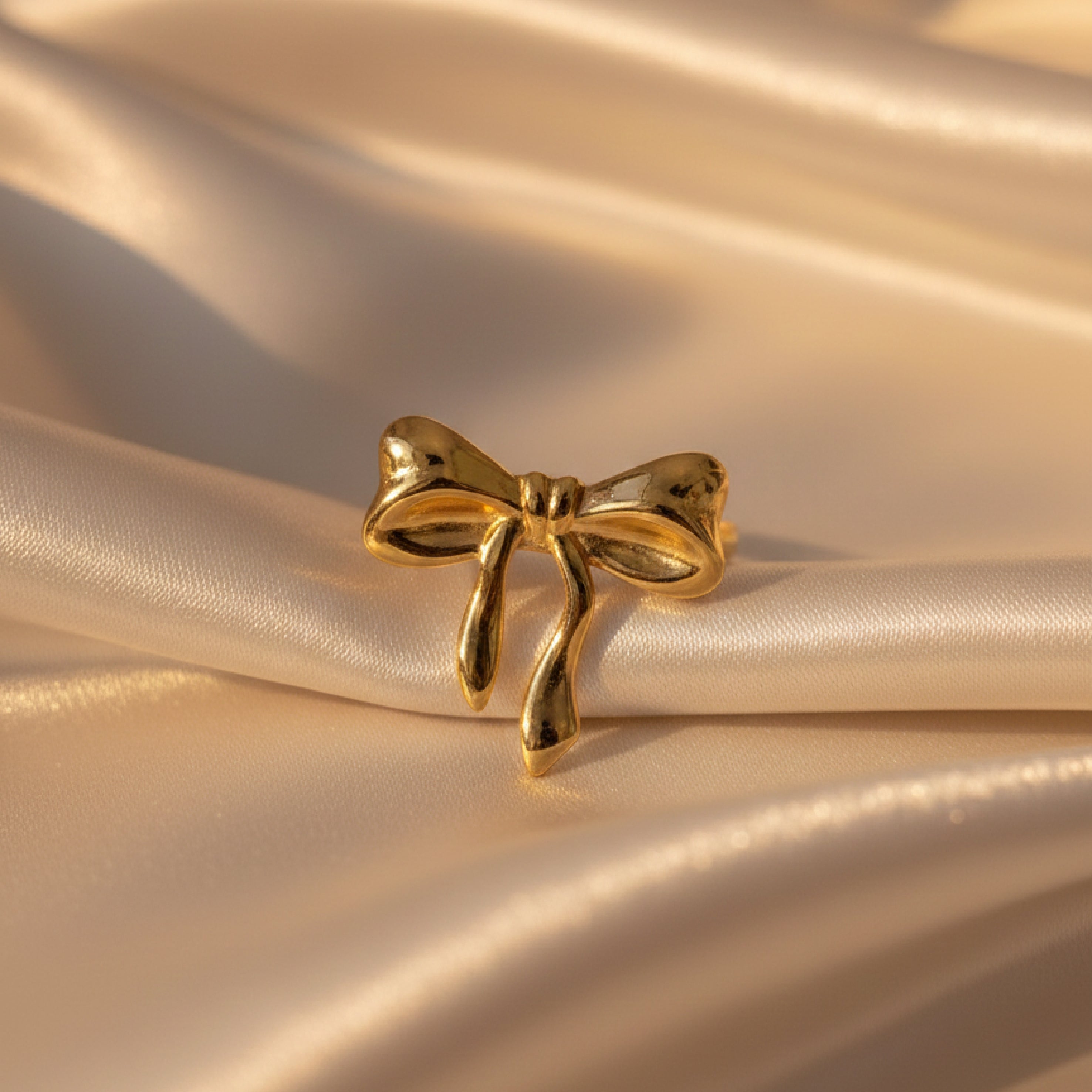 Gold Bow Rings