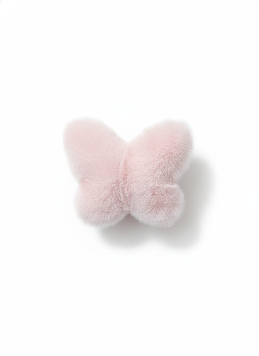 Korean Fur Hair Claw (Butterfly)