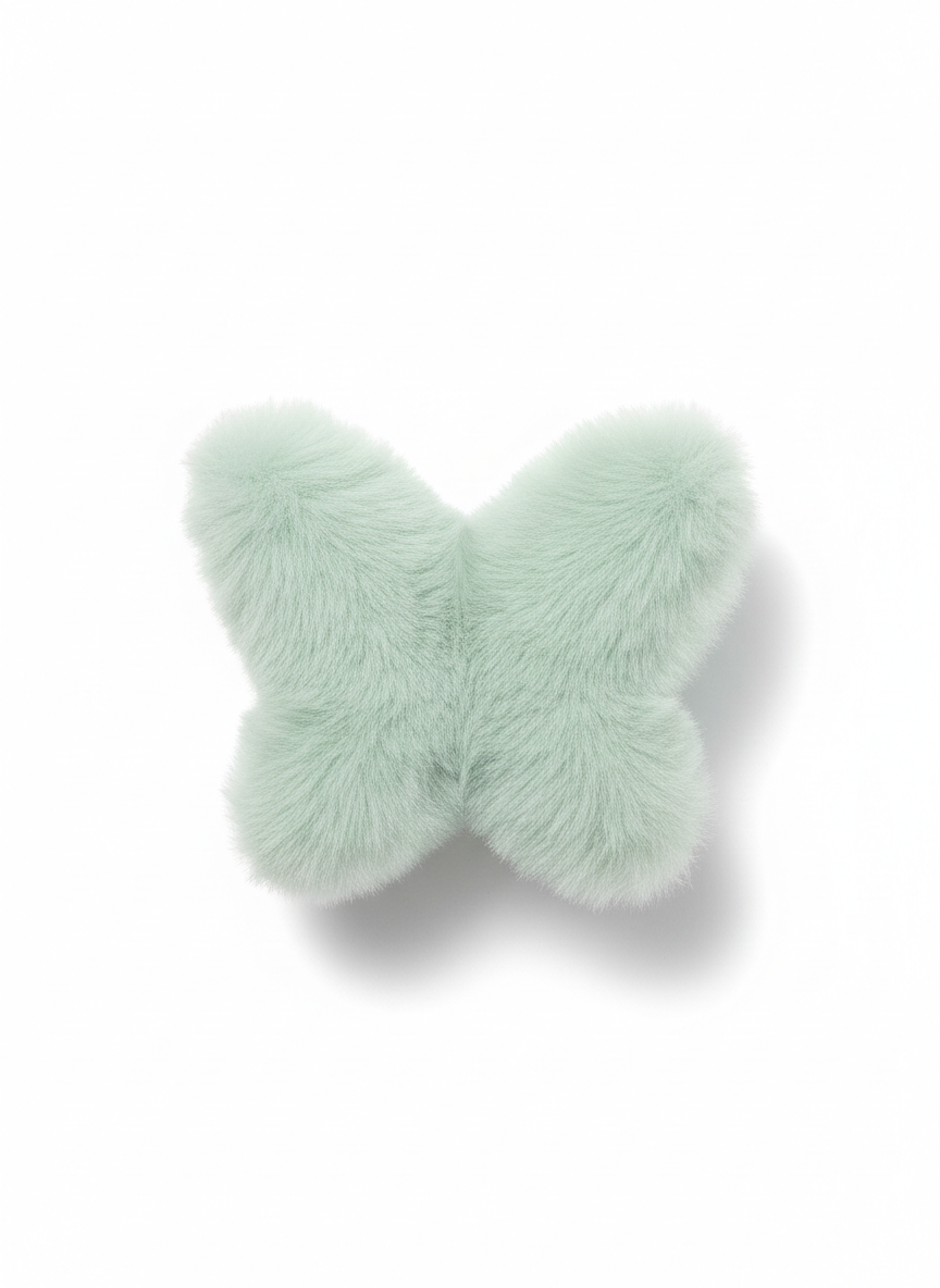 Korean Fur Hair Claw (Butterfly)