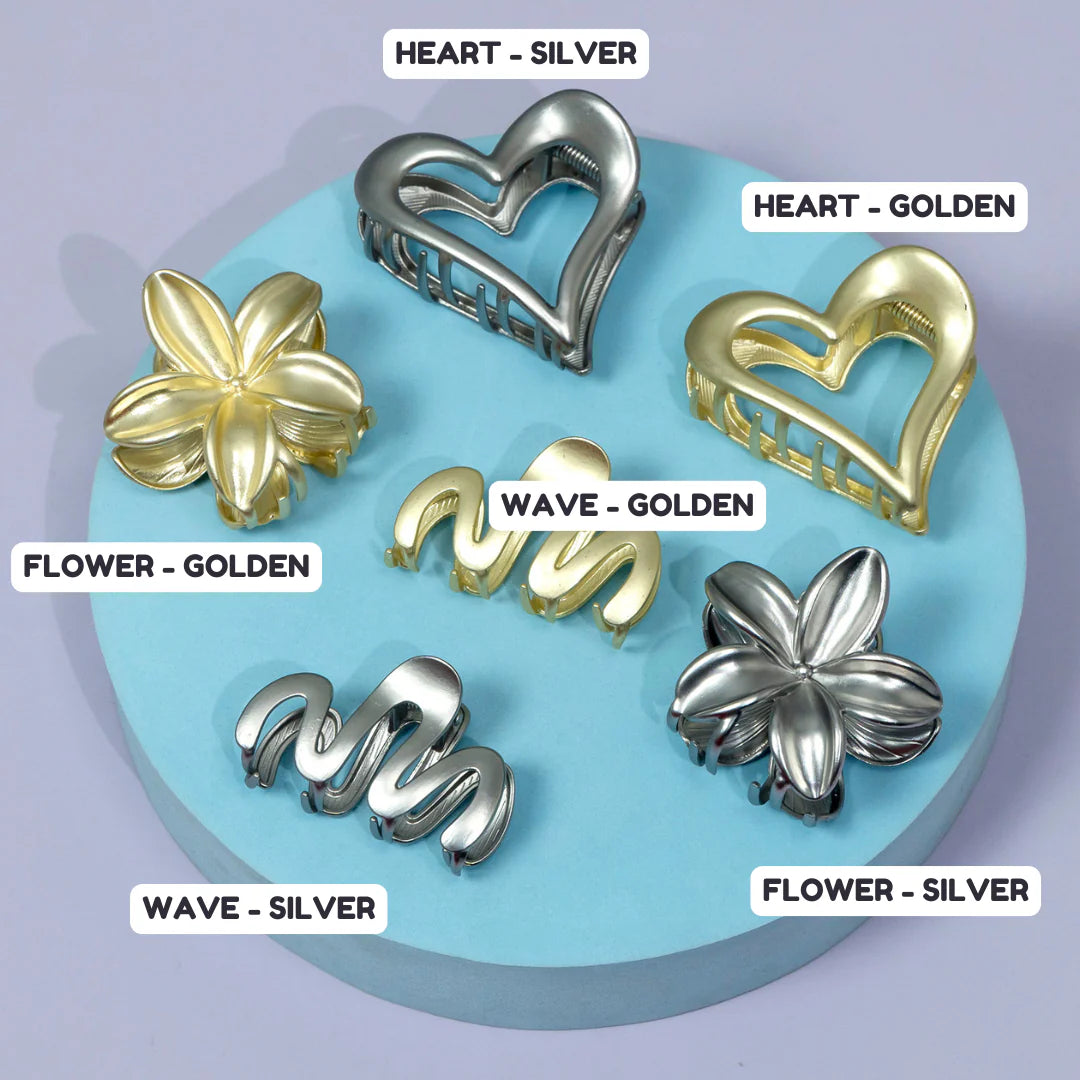 Metallic Mini Claw Clip